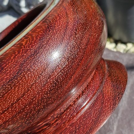 Padauk & resin bowl