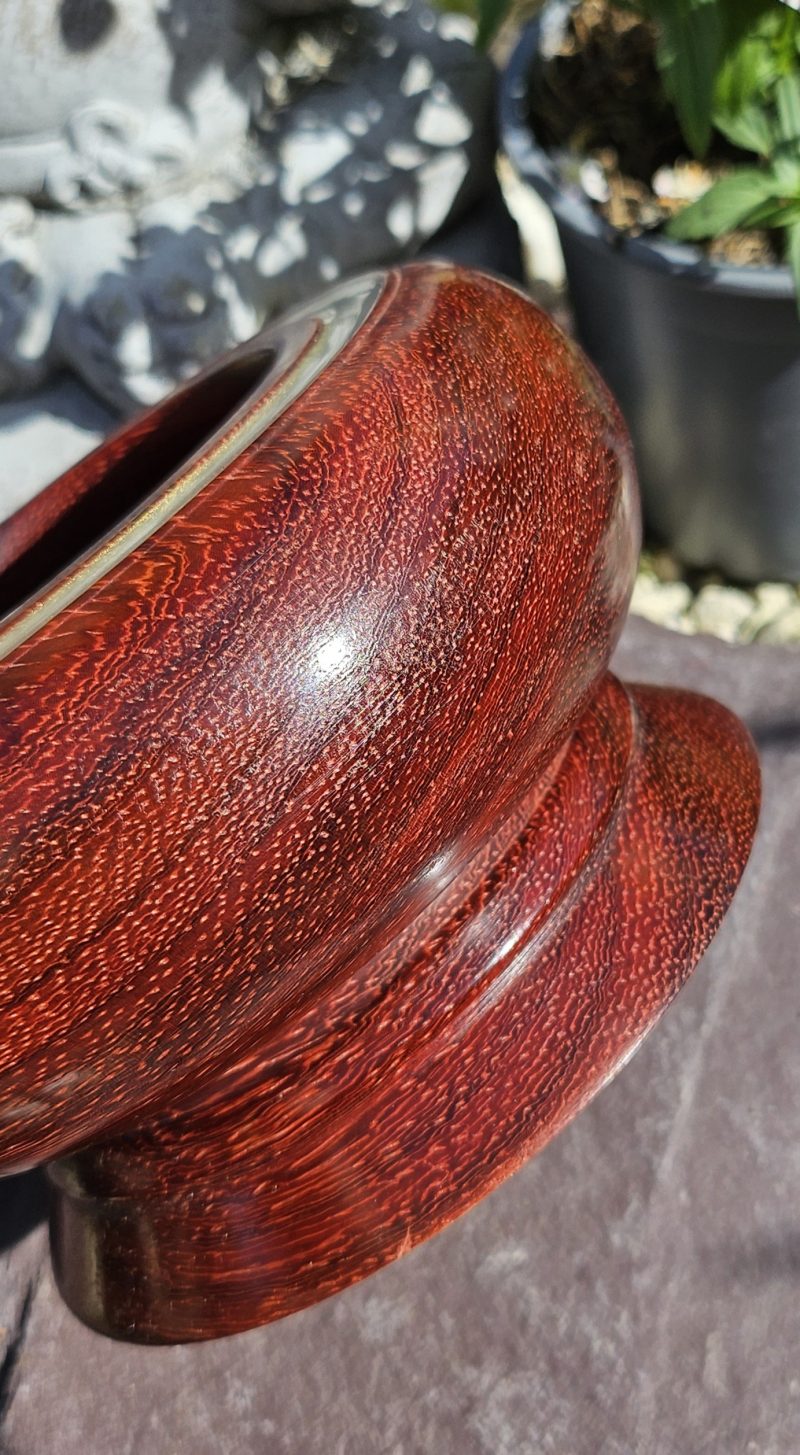 Padauk & resin bowl