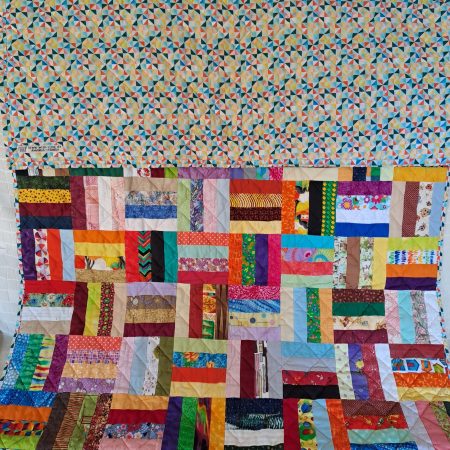 Handmade baby quilt: Anything Goes - Image 3