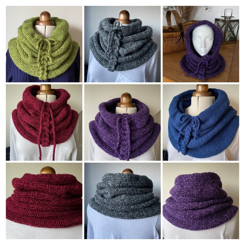 A Snood, A Hood, A neck Warmer combination , available in 5 colours