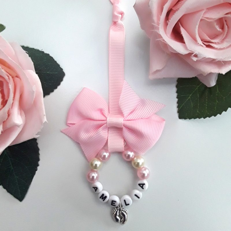 Personalised Pram Charm,New Baby Gift,Baby Shower Gift, ANY NAME