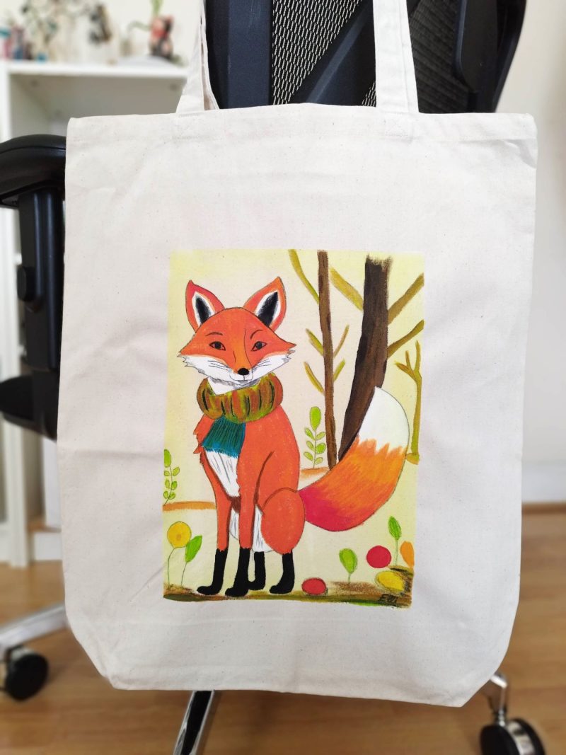 Noble and Sly | Hand-painted Canvas Tote Bag