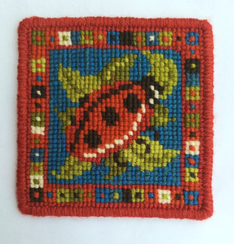Little Ladybird Tapestry Kit, Counted Cross-stitch, Needlepoint, Easy,