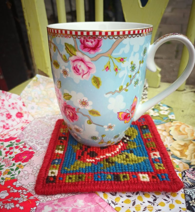 Little Ladybird Tapestry Kit, Counted Cross-stitch, Needlepoint, Easy,