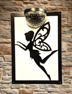 Fairy solar light wall plaque.