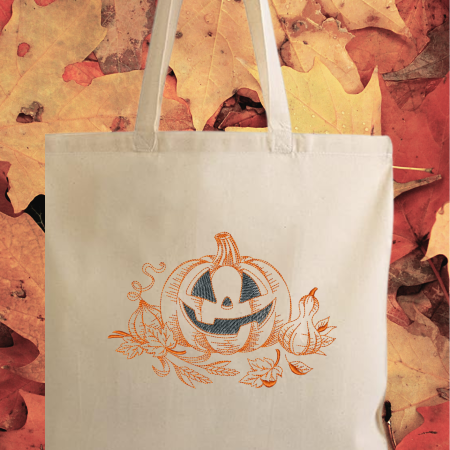 Spooky Jack 'o Lantern Tote Bag