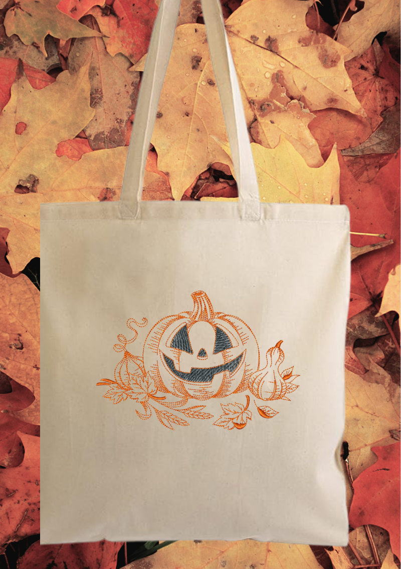 Spooky Jack 'o Lantern Tote Bag