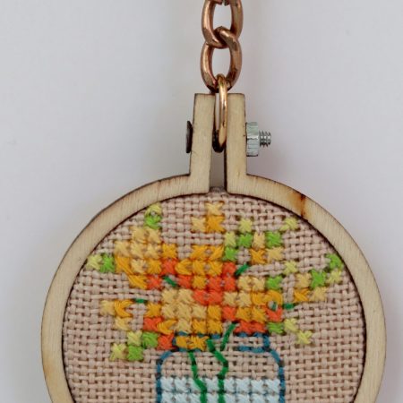 A cross stitch keyrings... 4 different designs available