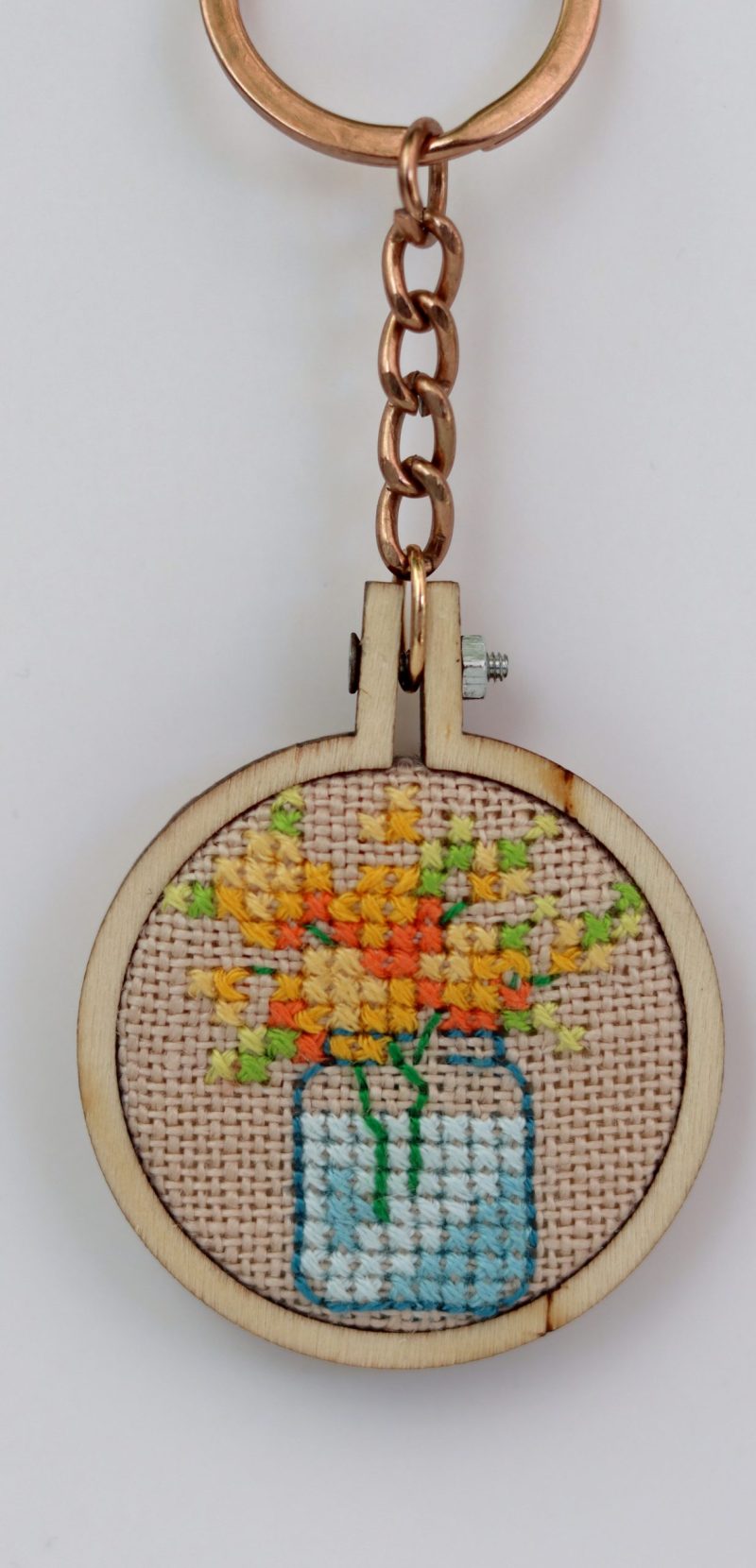A cross stitch keyrings... 4 different designs available