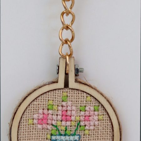 A cross stitch keyrings... 4 different designs available