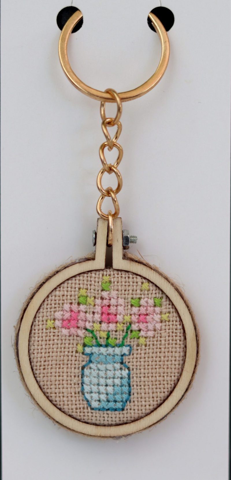 A cross stitch keyrings... 4 different designs available