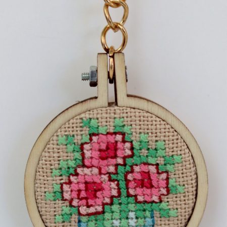 A cross stitch keyrings... 4 different designs available