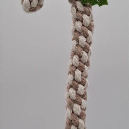 Handmade Macrame Candy Cane Ornament