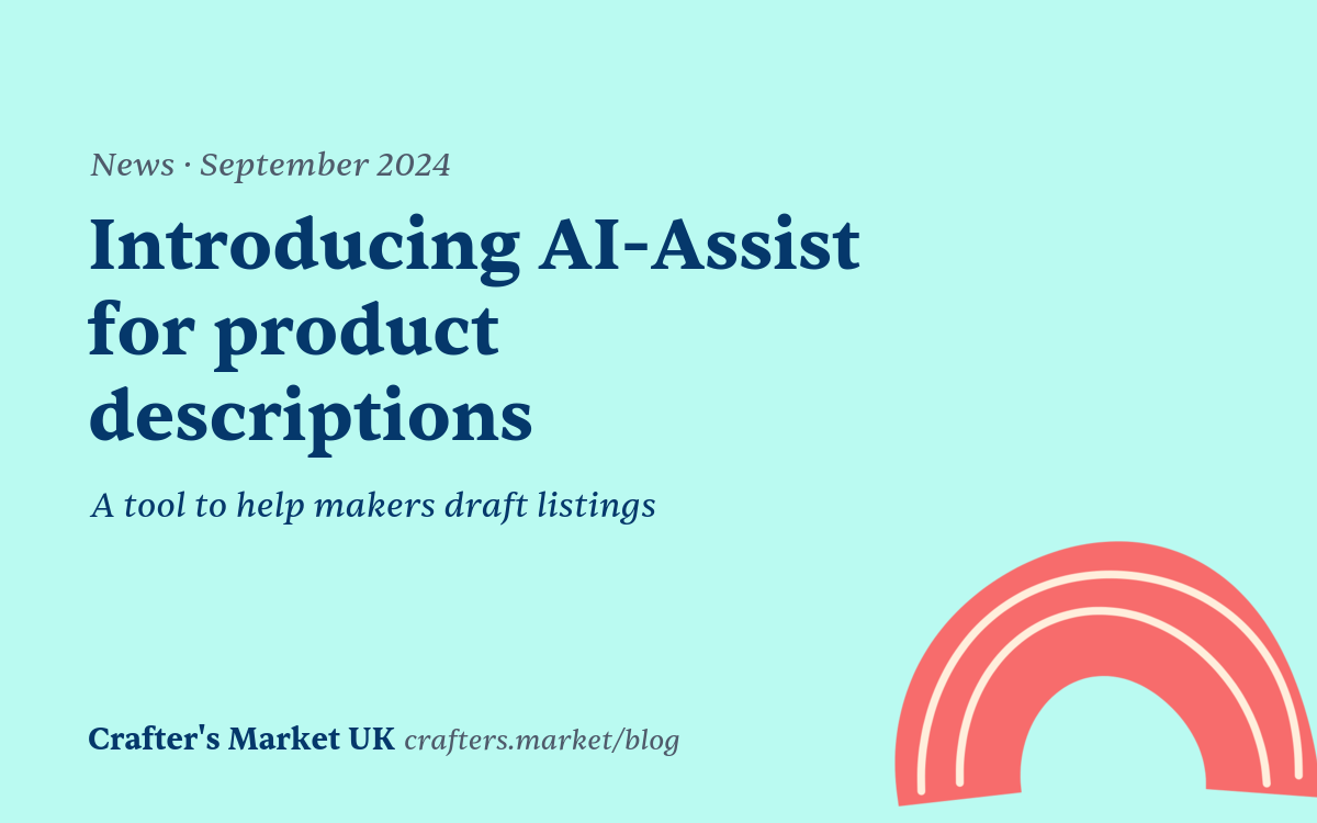 Introducing AI-Assist for product descriptions