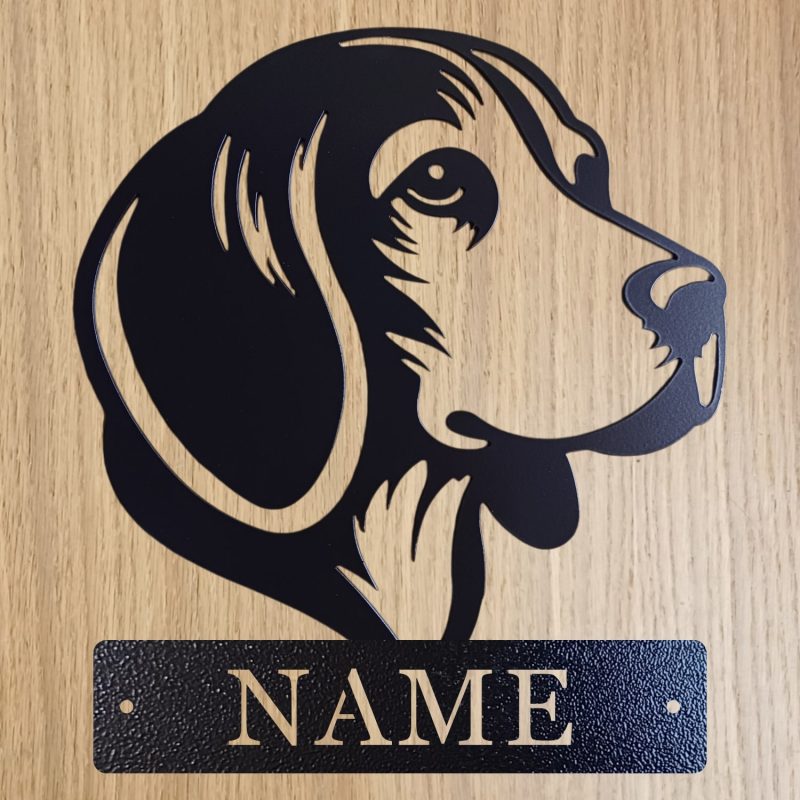Personalised Steel Beagle
