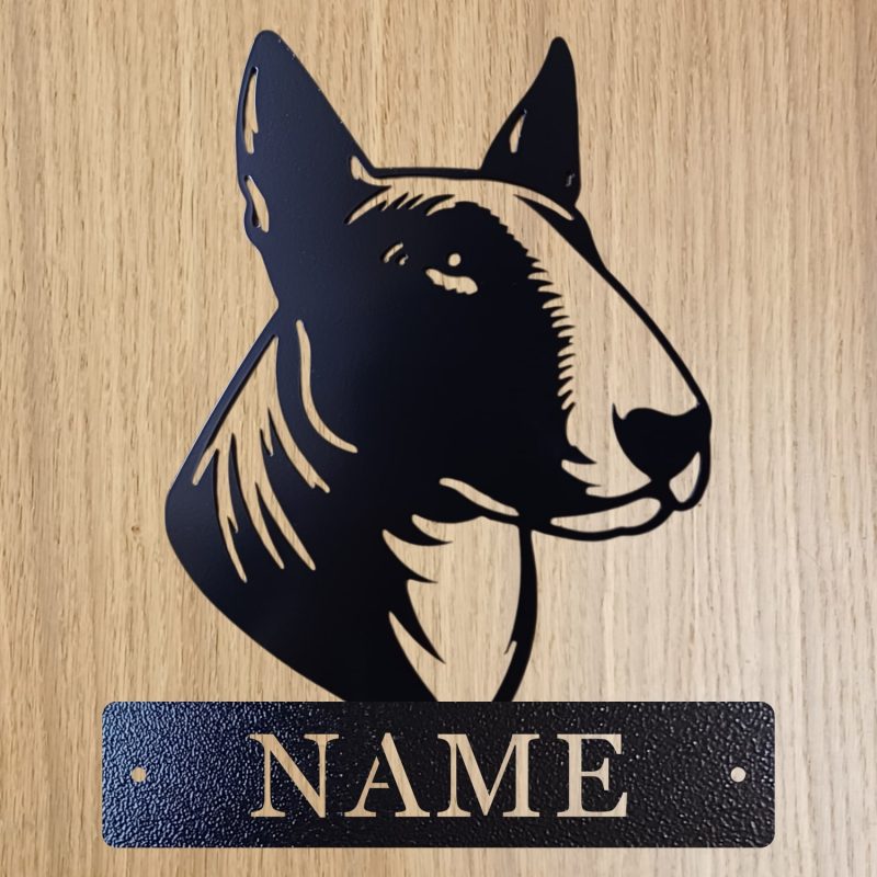 Personalised Steel Bull Terrier