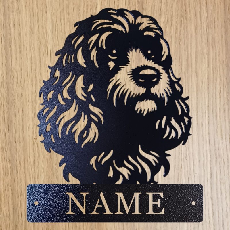 Personalised Steel Cockapoo