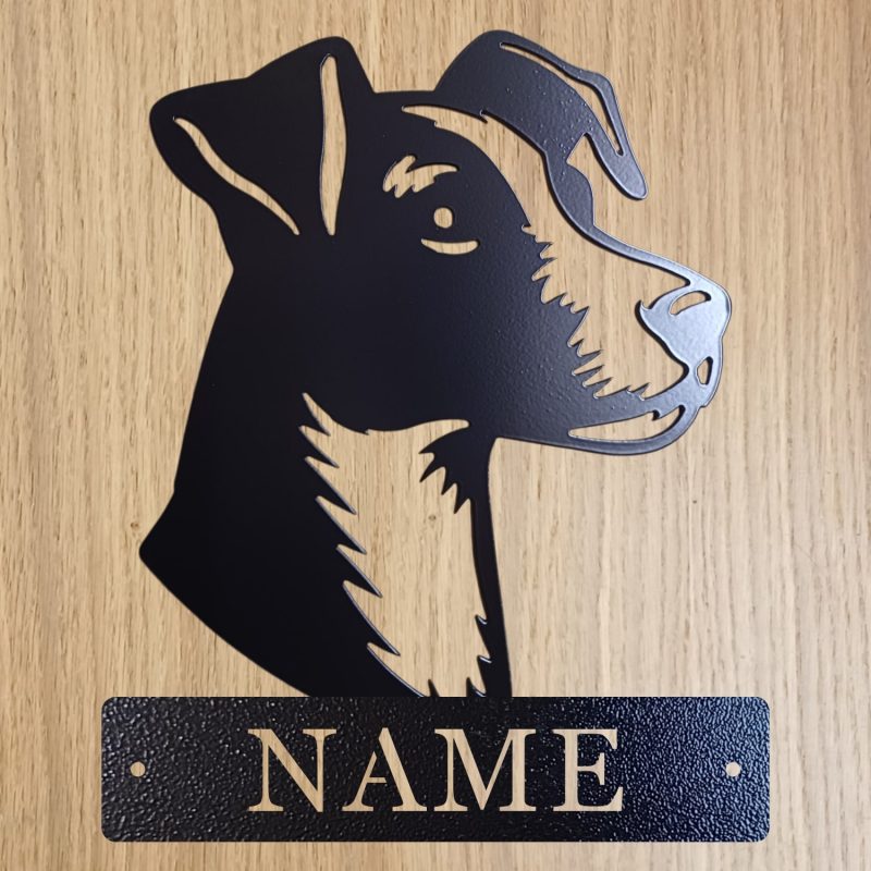 Personalised Steel Jack Russell