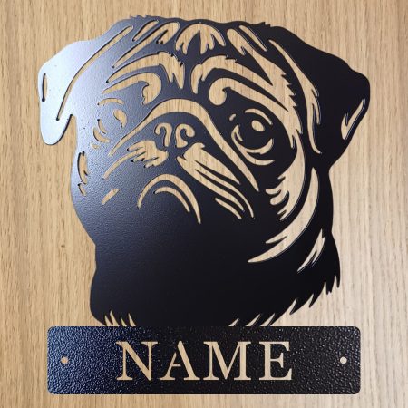 Personalised Steel Pug