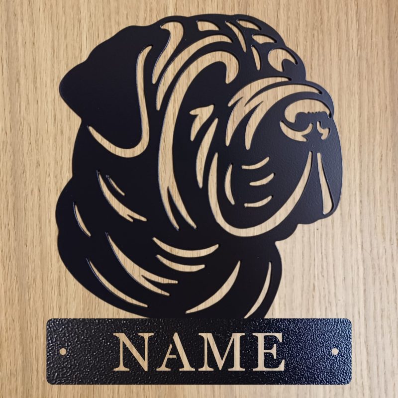 Personalised Steel Shar Pei
