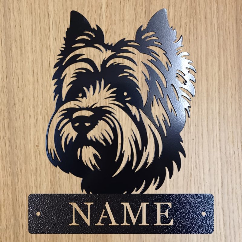 Personalised Steel Westie