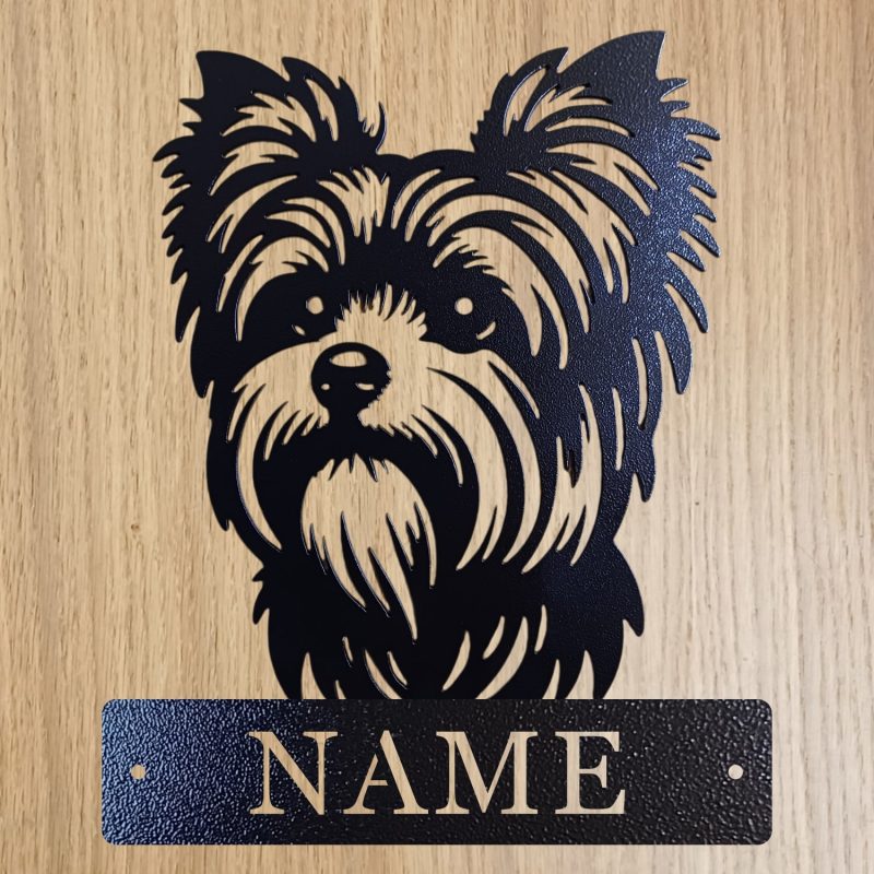 Personalised Steel Yorkie