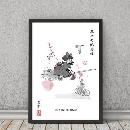 (Set of THREE) Framed Studio Ghibli Movie Fanart Prints - Facebook Marketplace