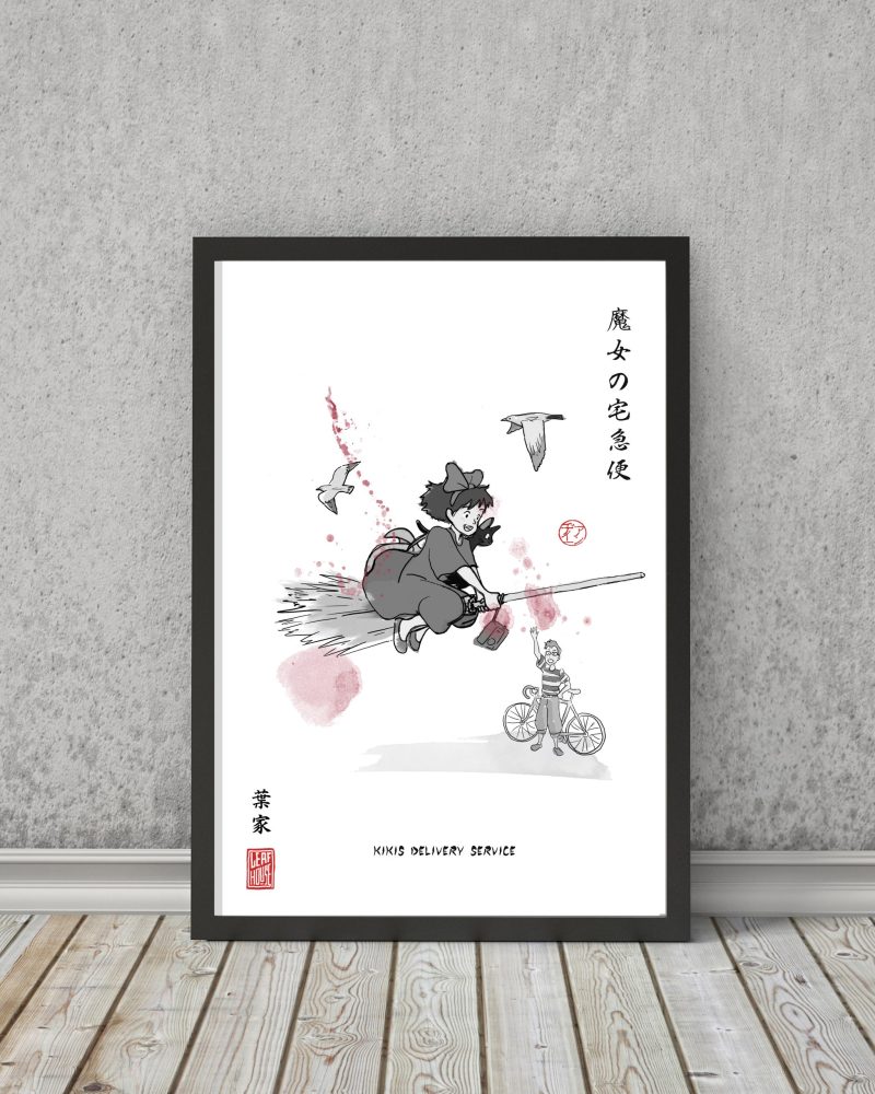 (Set of THREE) Framed Studio Ghibli Movie Fanart Prints - Facebook Marketplace