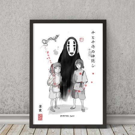 (Set of THREE) Framed Studio Ghibli Movie Fanart Prints - Facebook Marketplace