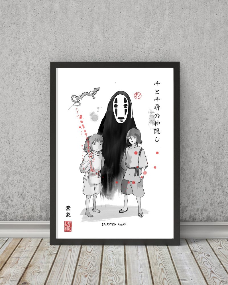 (Set of THREE) Framed Studio Ghibli Movie Fanart Prints - Facebook Marketplace