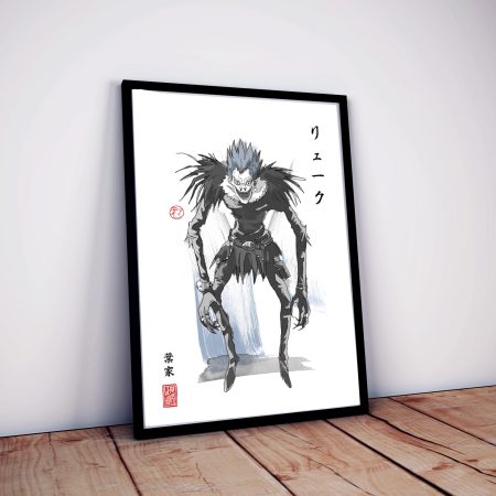 Death Note Prints | Fanart Posters | Sumi-e Japanese Ink brush | office living room gift