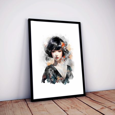 Triptich Prints | Japanese inspired artwork | Geisha | Beautiful illustration painting