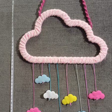 Pink Cloud Hanging Decoration