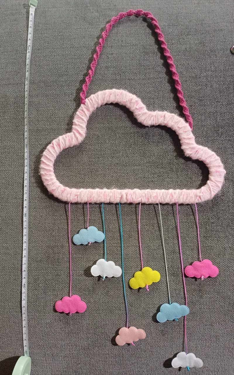 Pink Cloud Hanging Decoration