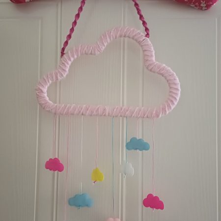 Pink Cloud Hanging Decoration