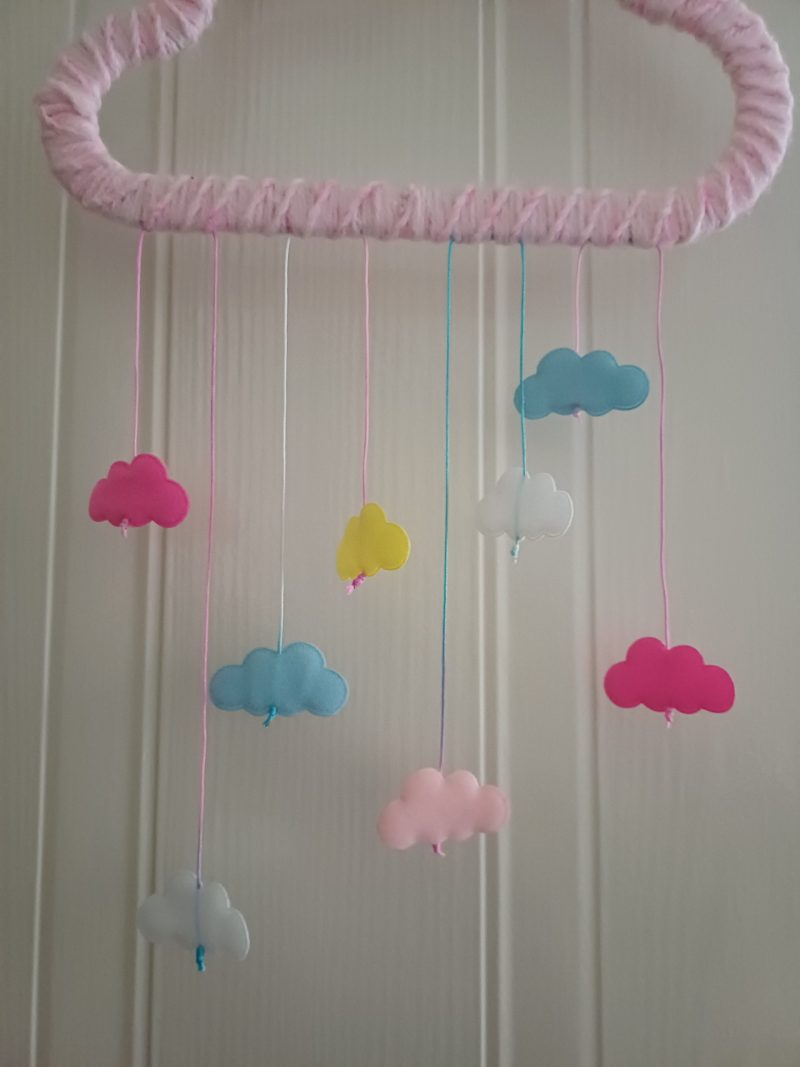 Pink Cloud Hanging Decoration