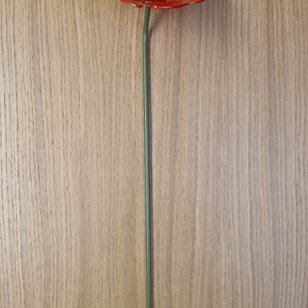 Steel Rememberance Poppy Garden Stake