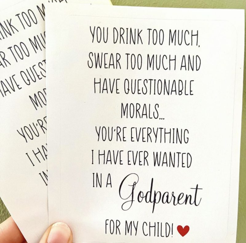 Godparent Wine Label