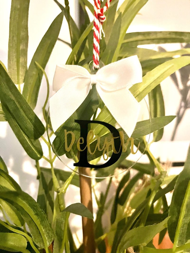 Initial Name Bauble
