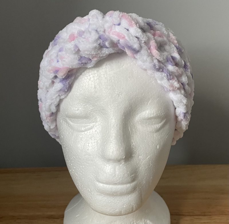 Loom-Knitted Headband for Adults