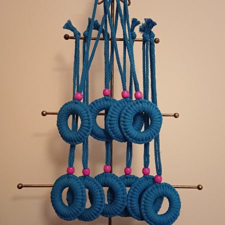 Royal Blue Hanging Tree Decoration