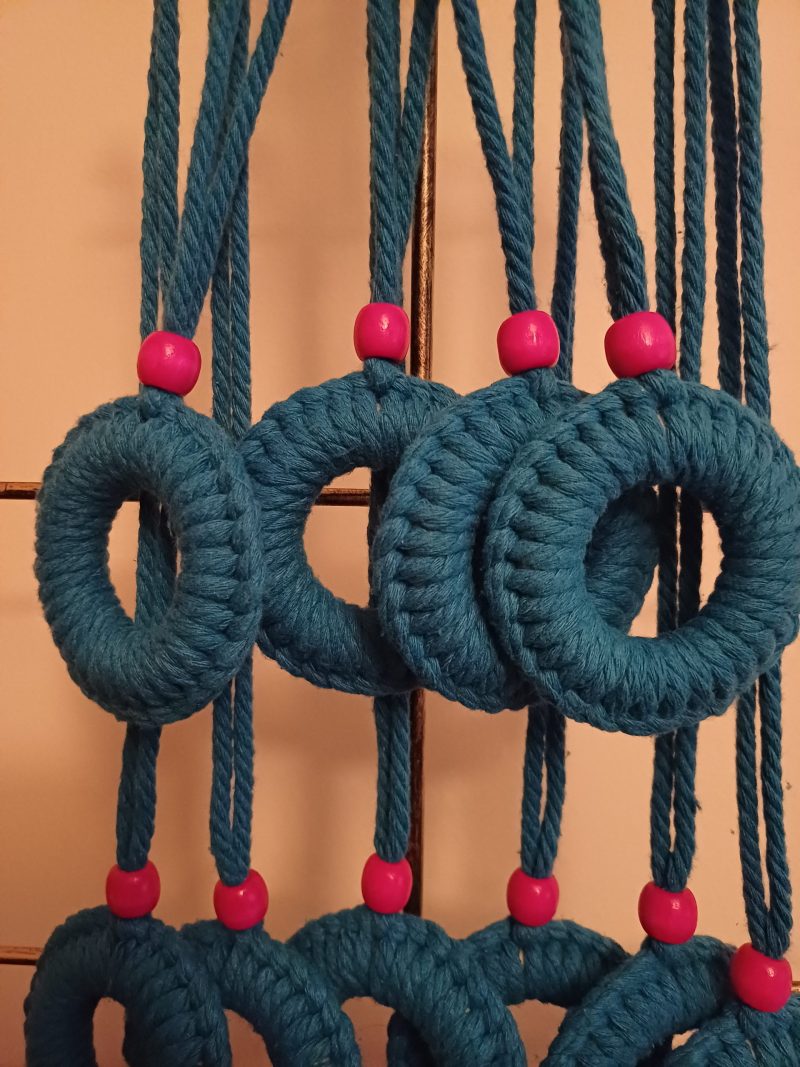 Royal Blue Hanging Tree Decoration