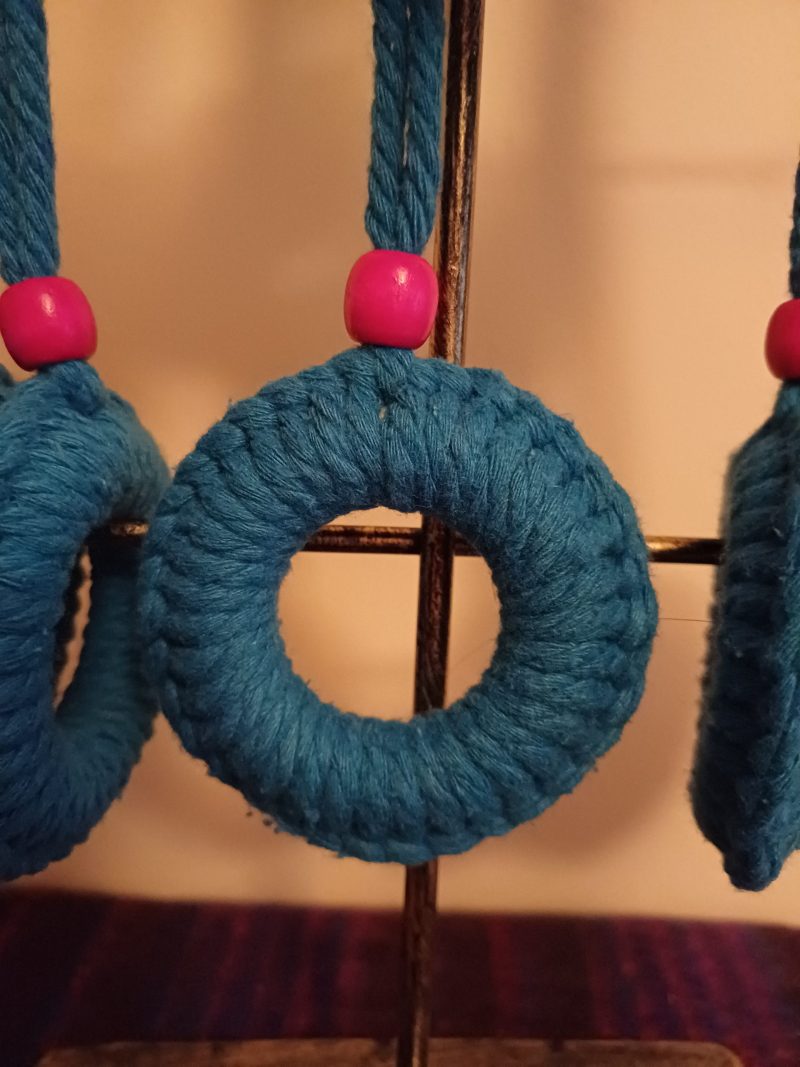 Royal Blue Hanging Tree Decoration