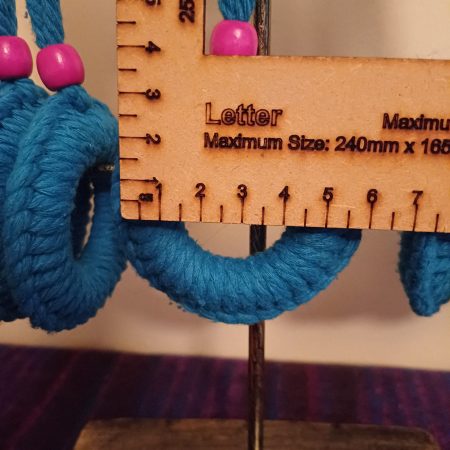 Royal Blue Hanging Tree Decoration