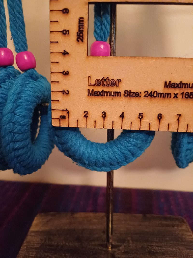 Royal Blue Hanging Tree Decoration