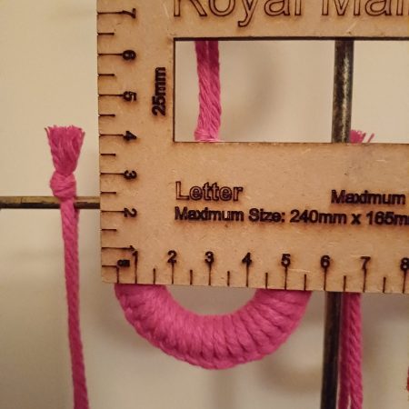 Bright Pink Hanging Tree Decoration