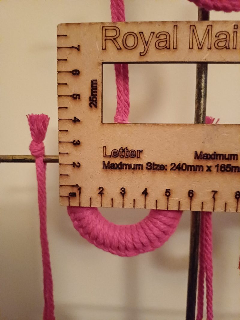 Bright Pink Hanging Tree Decoration