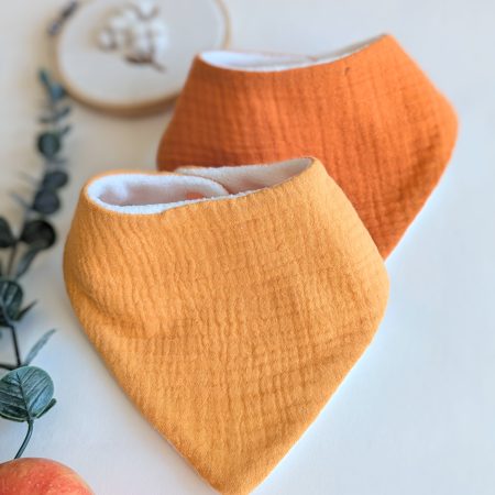 Handmade Baby Dribble Bibs | Set Of 3 | Personalised | 5 different colours