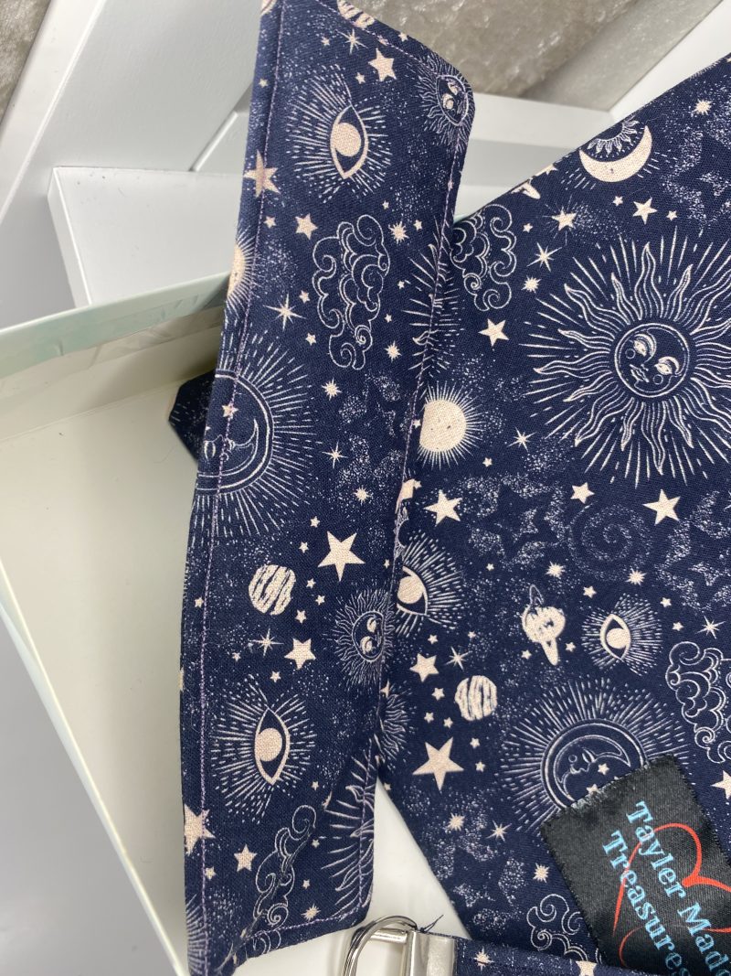 Celestial book sleeve gift set, padded cover for paperback and hardcover book, iPad pocket, gift