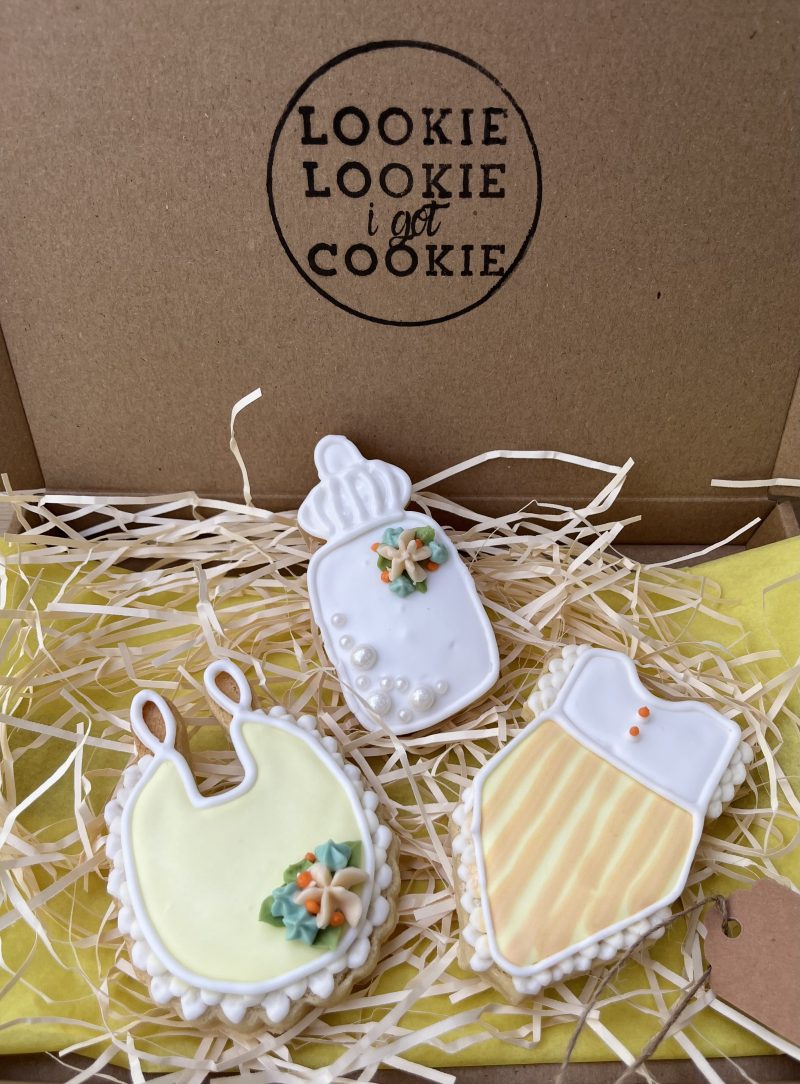 New Baby Cookie Box
